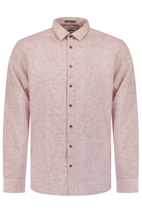 NO-EXCESS roze heren overhemd | Vooraanzicht