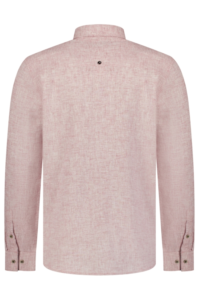 NO-EXCESS roze heren overhemd | Achteraanzicht