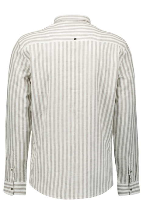 NO-EXCESS taupe heren overhemd | Achteraanzicht