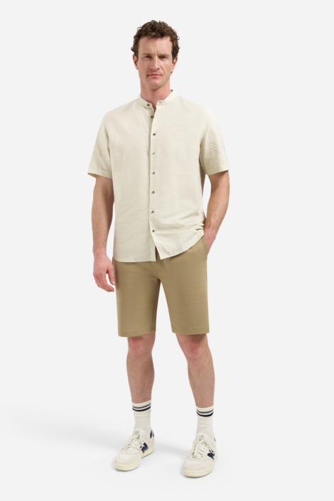NO-EXCESS beige heren overhemd | Model
