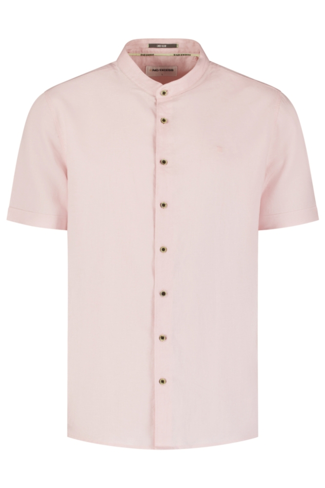NO-EXCESS roze heren overhemd | Vooraanzicht