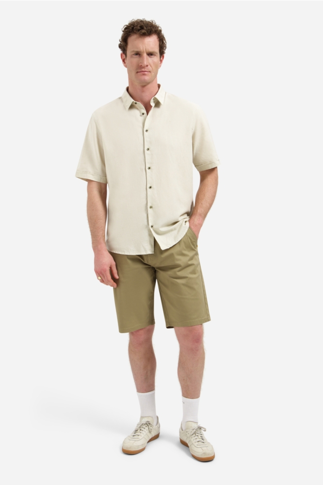 NO-EXCESS beige heren overhemd | Model