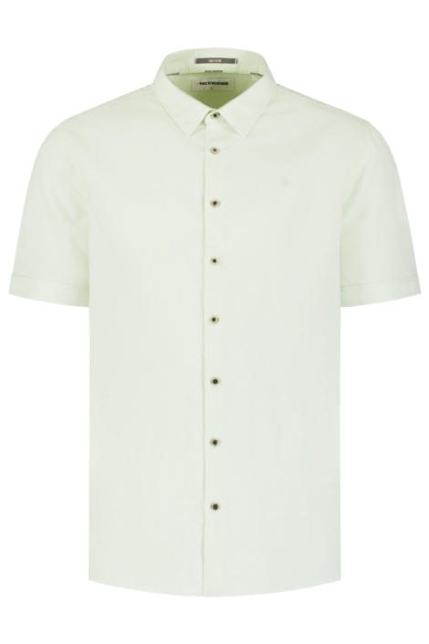 NO-EXCESS groene heren overhemd | Vooraanzicht