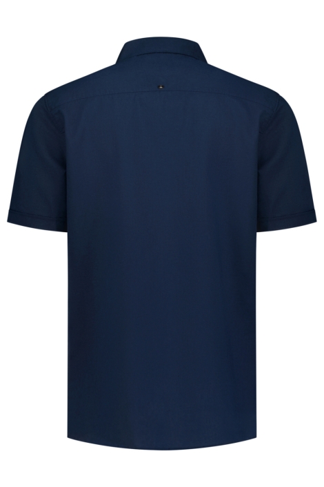 NO-EXCESS blauwe heren overhemd | Achteraanzicht