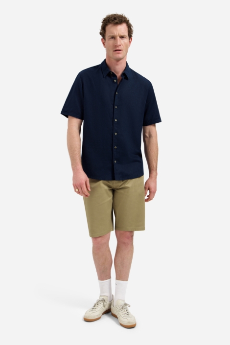 NO-EXCESS blauwe heren overhemd | Model