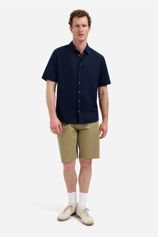 NO-EXCESS blauwe heren overhemd | Model