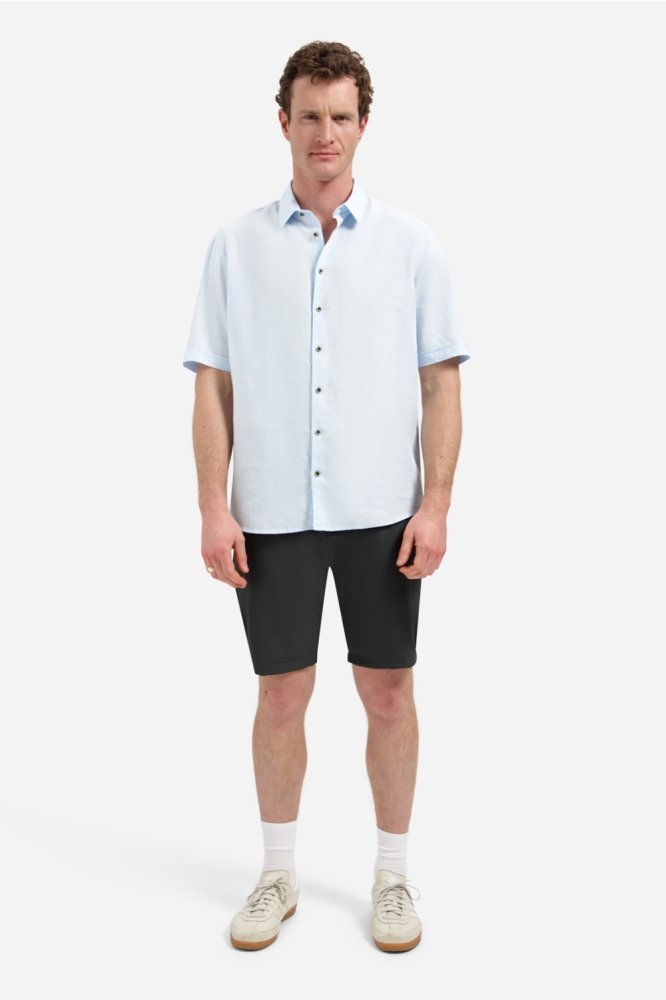 NO-EXCESS blauwe heren overhemd | Model