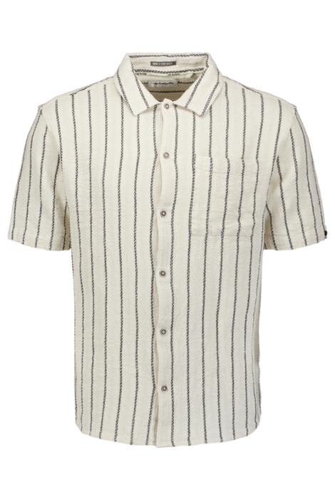 NO-EXCESS beige heren overhemd | Vooraanzicht