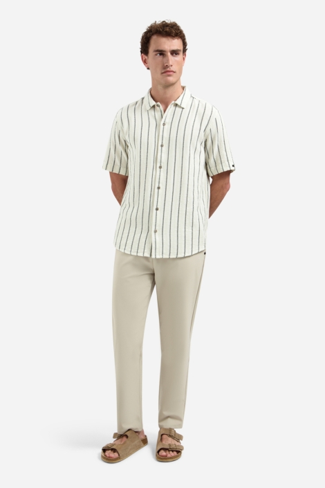 NO-EXCESS beige heren overhemd | Model