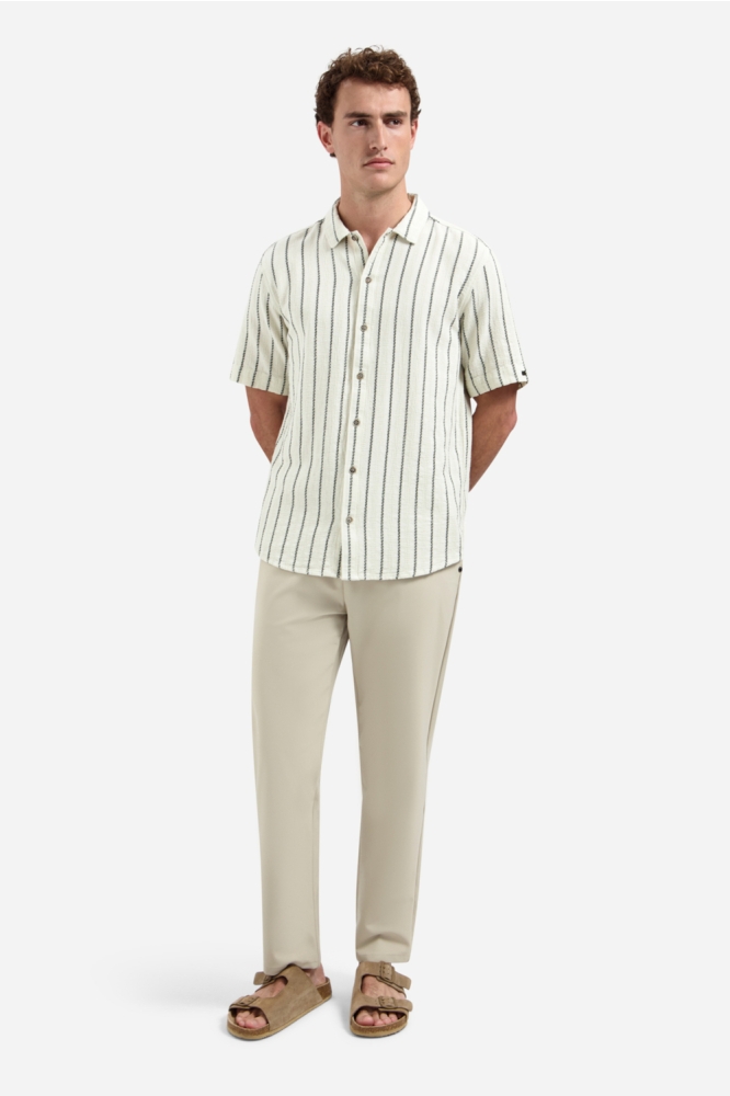 NO-EXCESS beige heren overhemd | Model