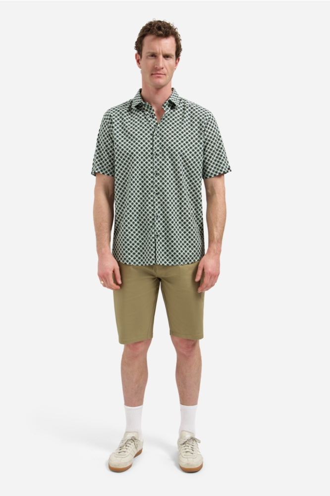 NO-EXCESS groene heren overhemd | Model