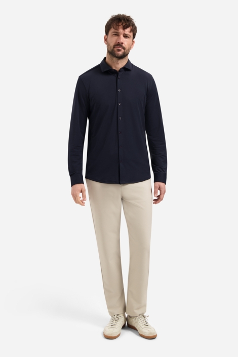 NO-EXCESS blauwe heren overhemd | Model