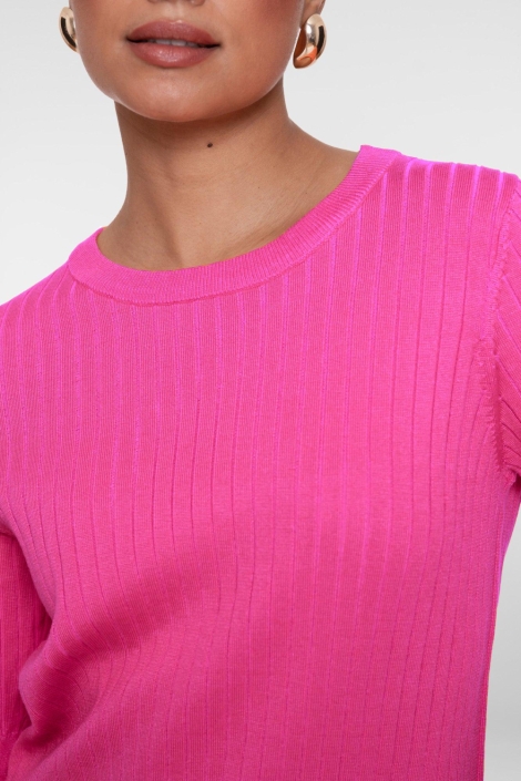 Geisha roze dames trui | Close up