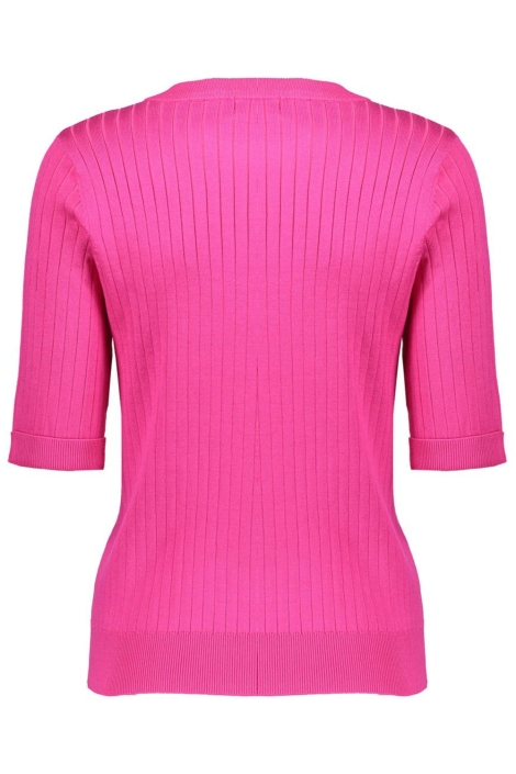 Geisha roze dames trui | Achteraanzicht