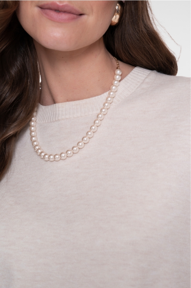 Geisha beige dames trui | Close up