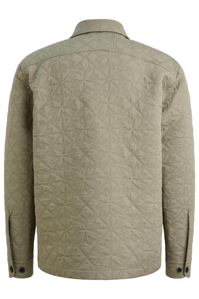 Cast Iron groene heren vest | Achteraanzicht