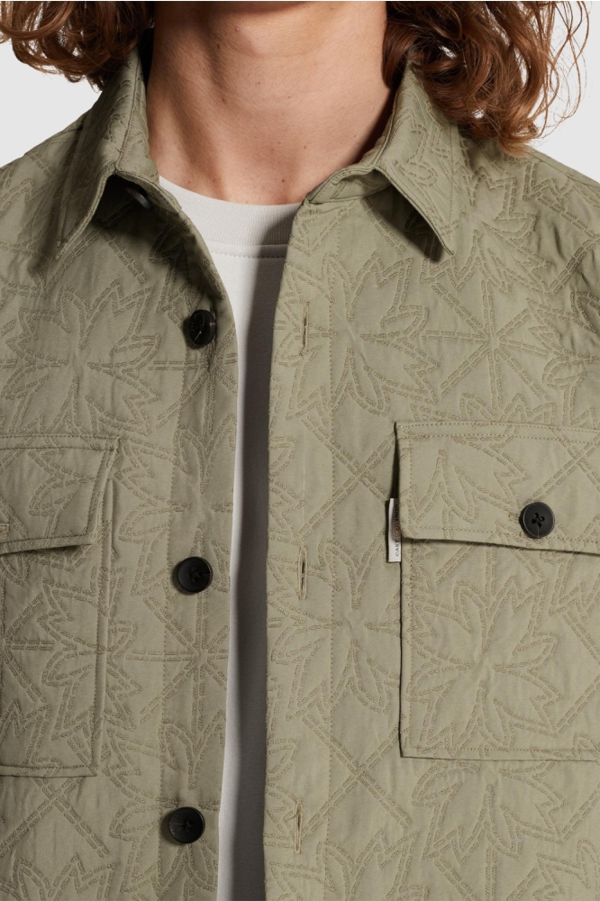 Cast Iron groene heren vest | Close up