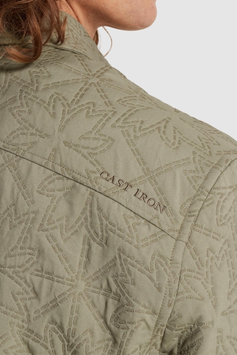 Cast Iron groene heren vest | Kleurstaal