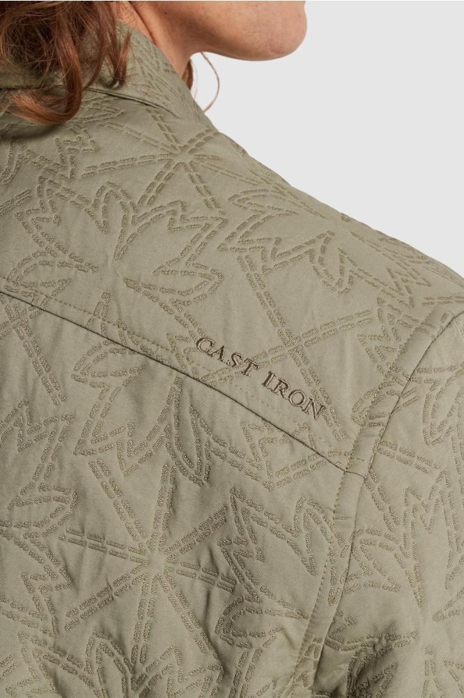 Cast Iron groene heren vest | Kleurstaal