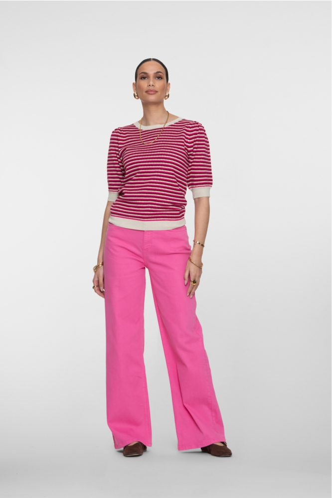 Geisha roze dames t-shirt | Model