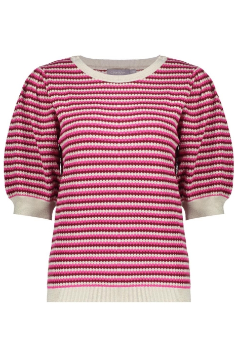 Geisha roze dames t-shirt | Vooraanzicht