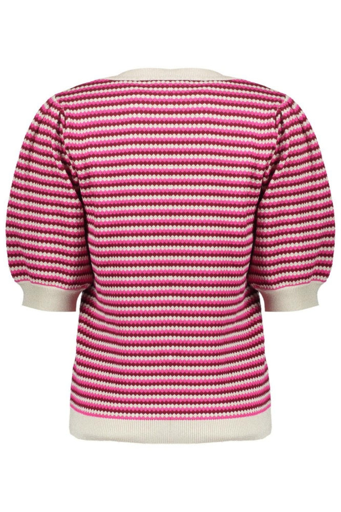 Geisha roze dames t-shirt | Achteraanzicht