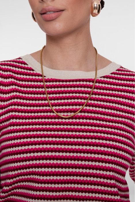 Geisha roze dames t-shirt | Close up