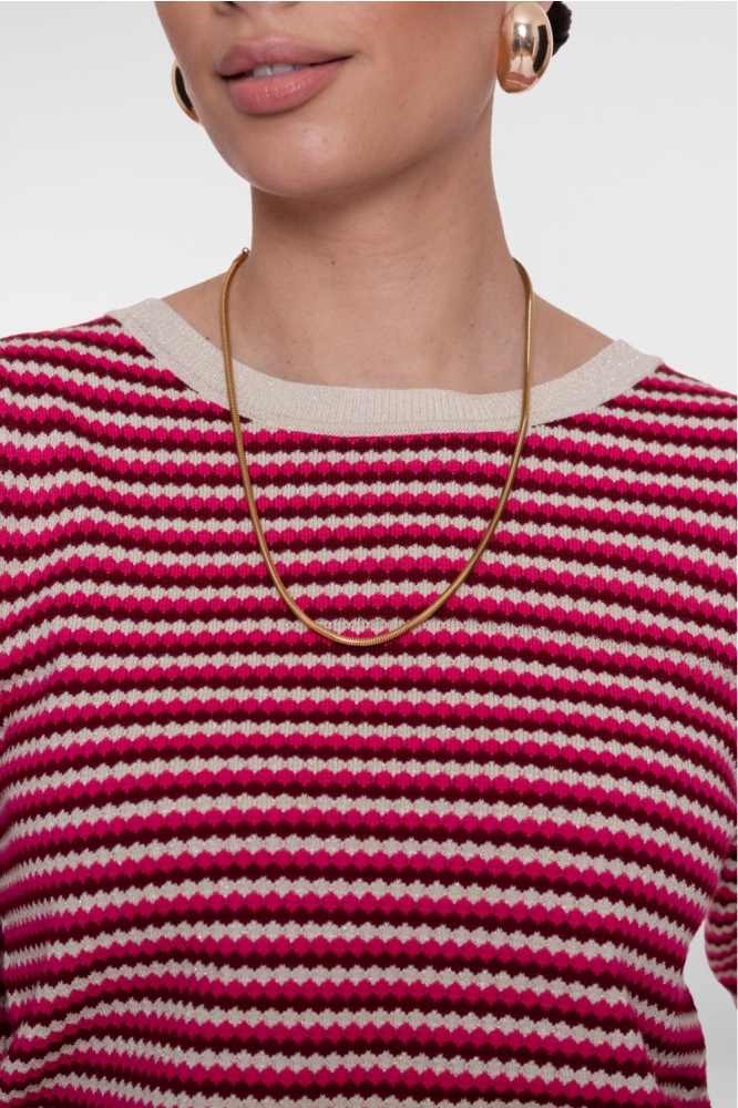 Geisha roze dames t-shirt | Close up