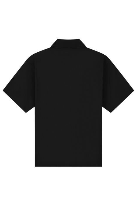 Malelions zwarte heren overhemd | Achteraanzicht