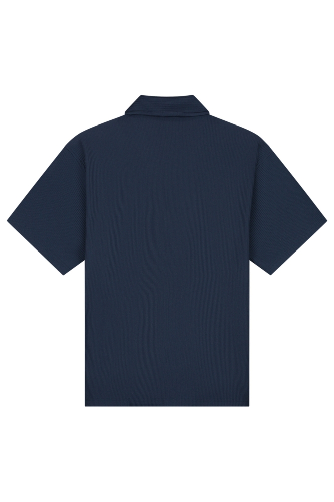 Malelions blauwe heren overhemd | Achteraanzicht