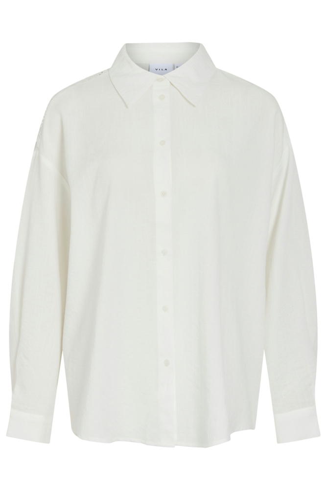 Vila witte dames blouse | Vooraanzicht