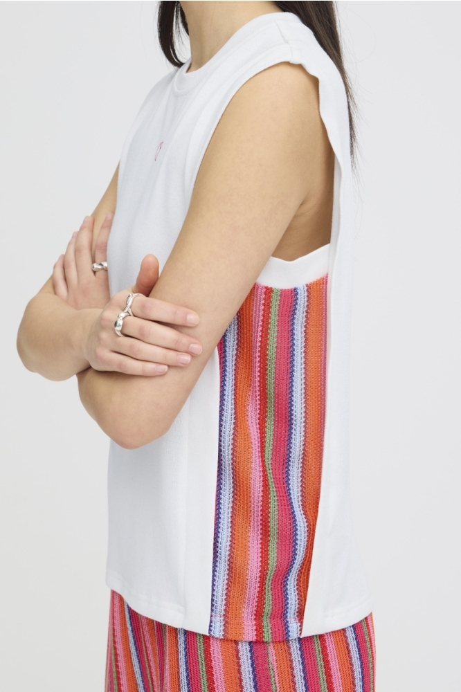 Ichi witte dames top | Close up
