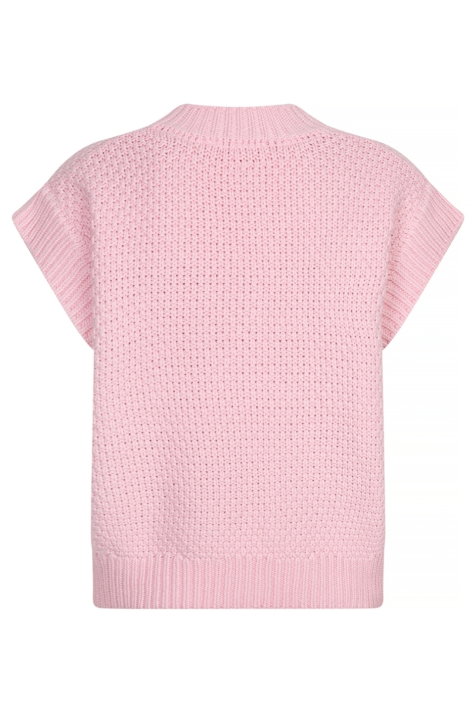 Studio Amaya roze dames trui | Achteraanzicht