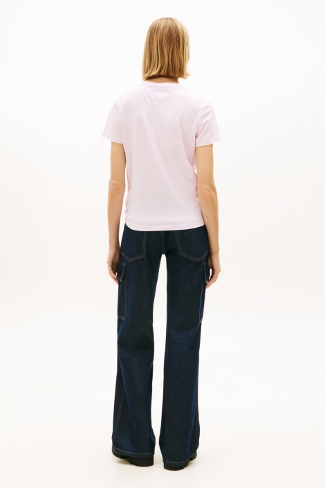 Tommy Jeans roze dames t-shirt |