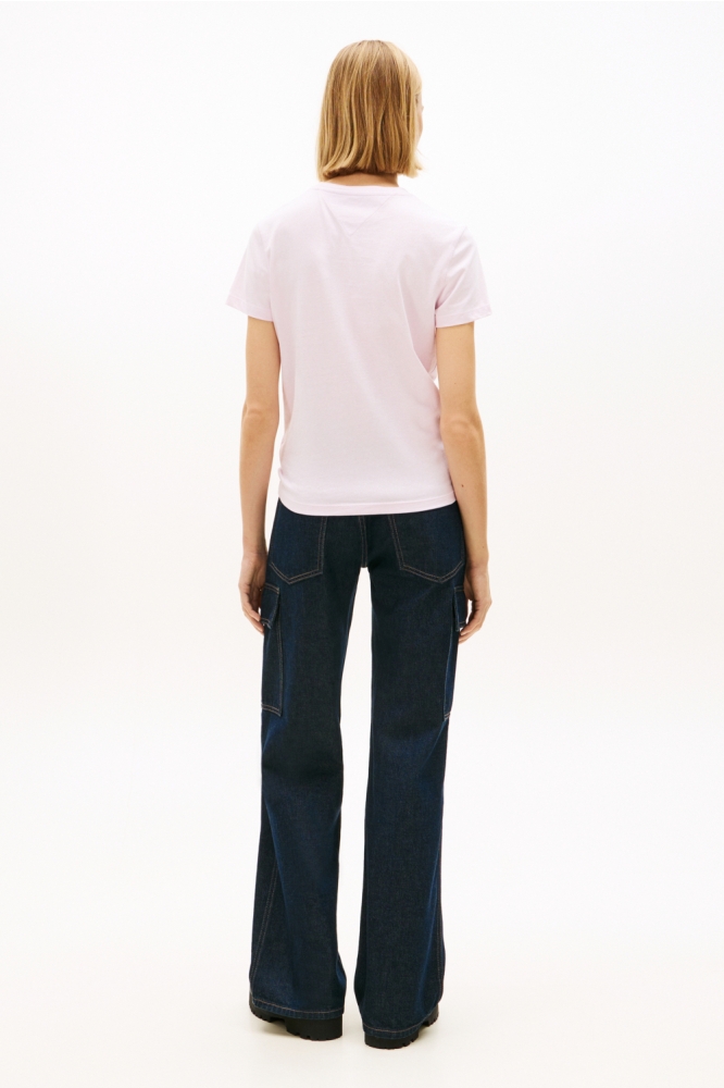Tommy Jeans roze dames t-shirt |