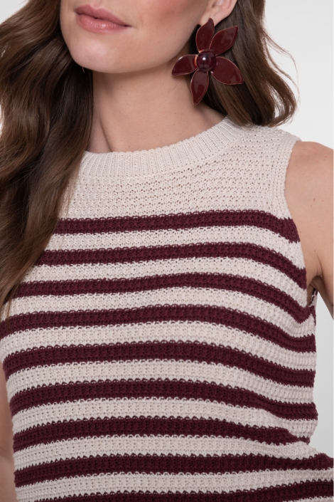 Geisha ecru dames trui | Close up