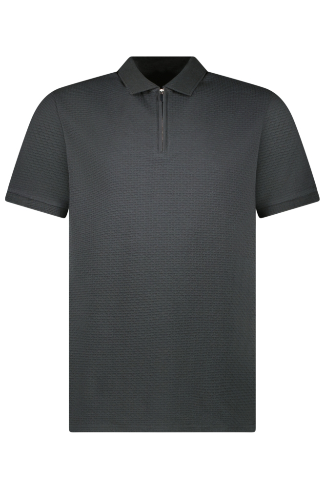 Cars zwarte heren polo | Vooraanzicht