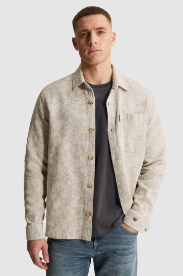 Cast Iron Overhemd LONG SLEEVE SHIRT JACQUARD 2 TONE CSI2603226 7178