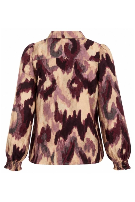 Vila beige dames blouse | Achteraanzicht