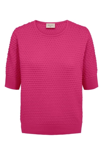 Freequent Trui FQDODO PU DOTTIE SS 126810 FUCHSIA PURPLE