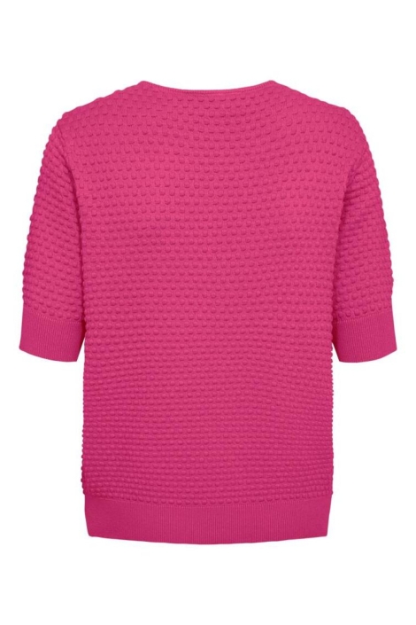 Freequent roze dames trui | Achteraanzicht