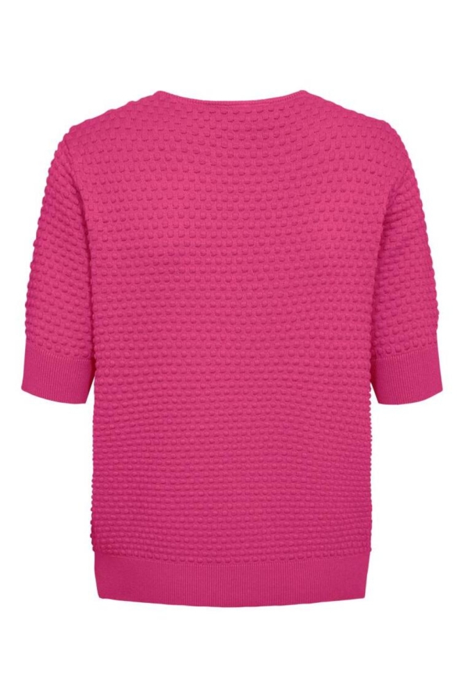 Freequent roze dames trui | Achteraanzicht