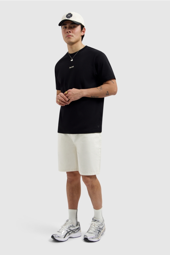 Pure Path zwarte heren t-shirt | Model