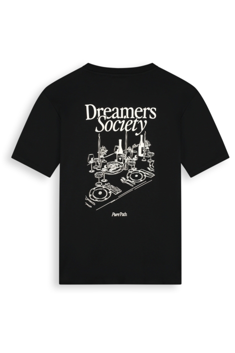 Pure Path zwarte heren t-shirt | Achteraanzicht