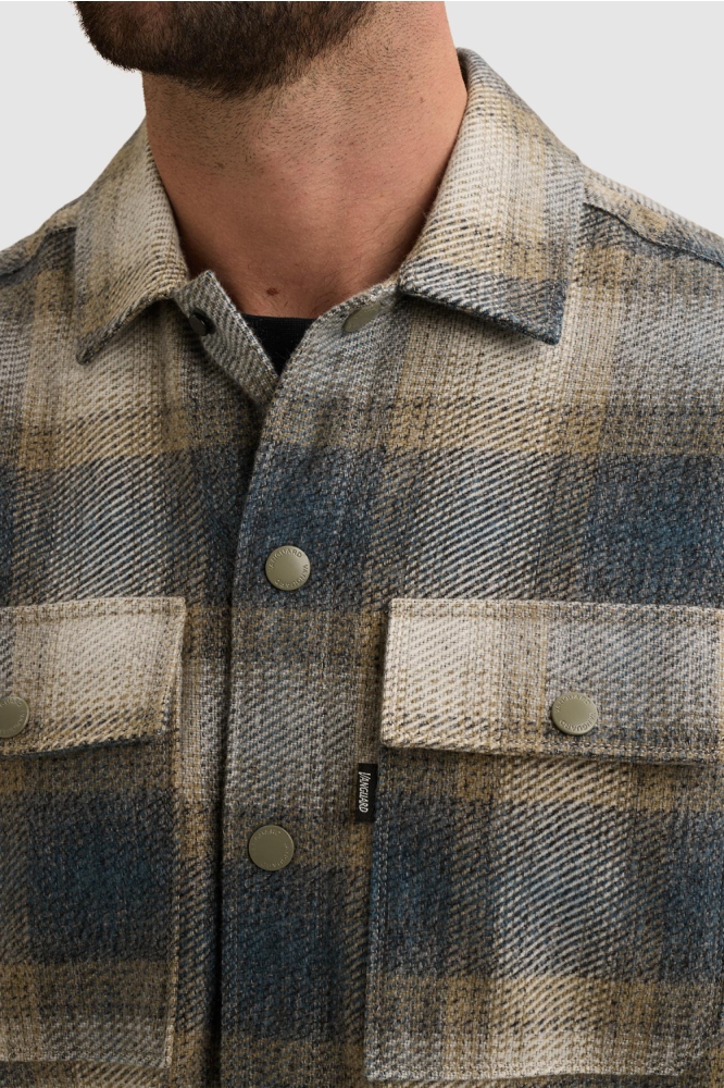 Vanguard blauwe heren overhemd | Close up