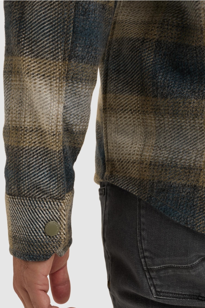 Vanguard blauwe heren overhemd | Close up