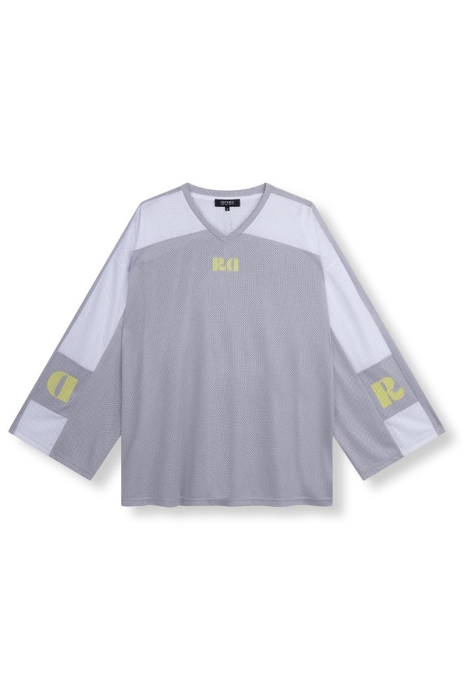 Refined Department zilveren dames t-shirt | Vooraanzicht