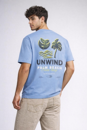 Cars T-shirt PLUYO TS BACKPRINT 61071 GREY BLUE 71