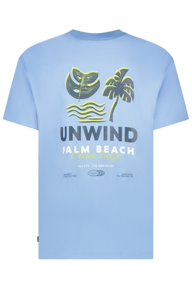 Cars blauwe heren t-shirt | Achteraanzicht