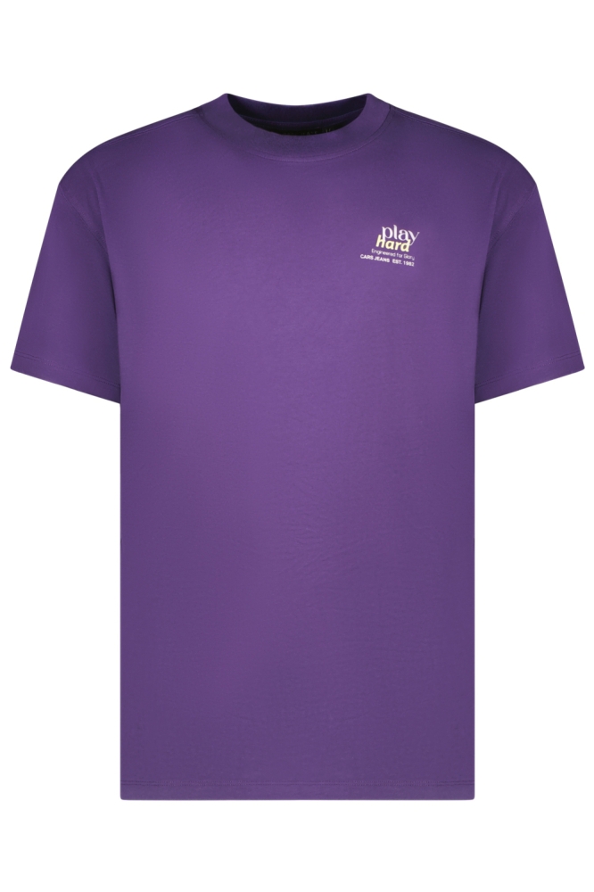 Cars paarse heren t-shirt | Vooraanzicht